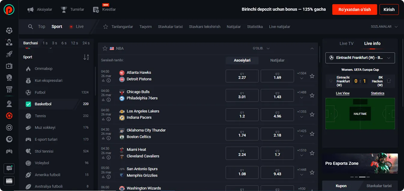 Basketbol va jamoaviy sport turlari